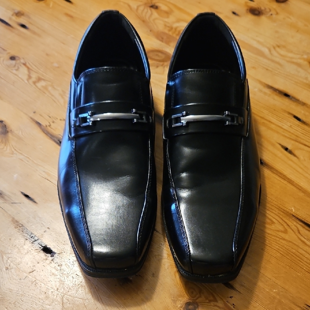 Dexter Men's Shiny Black Slip-On Loafers